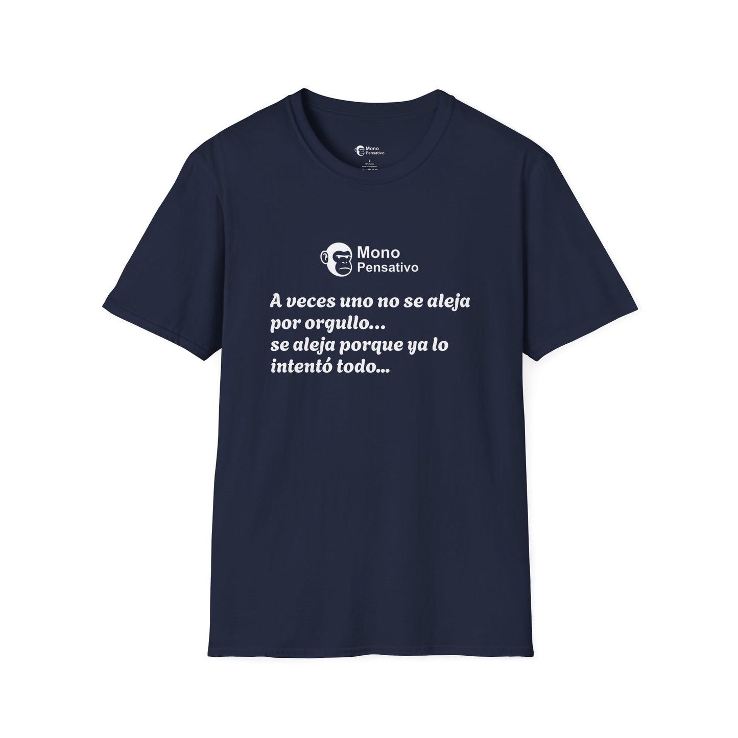 “Reflexión Urbana” – Camiseta Inspiradora - Mono Pensativo Shirt