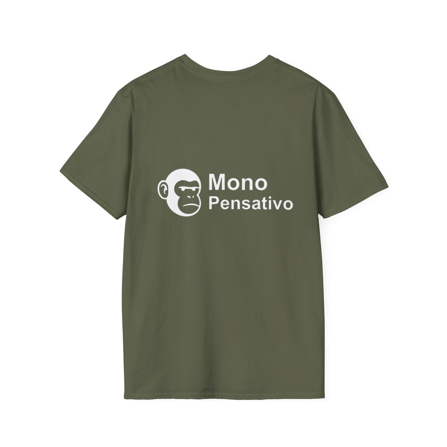 “Reflexión Urbana” – Camiseta Inspiradora - Mono Pensativo Shirt