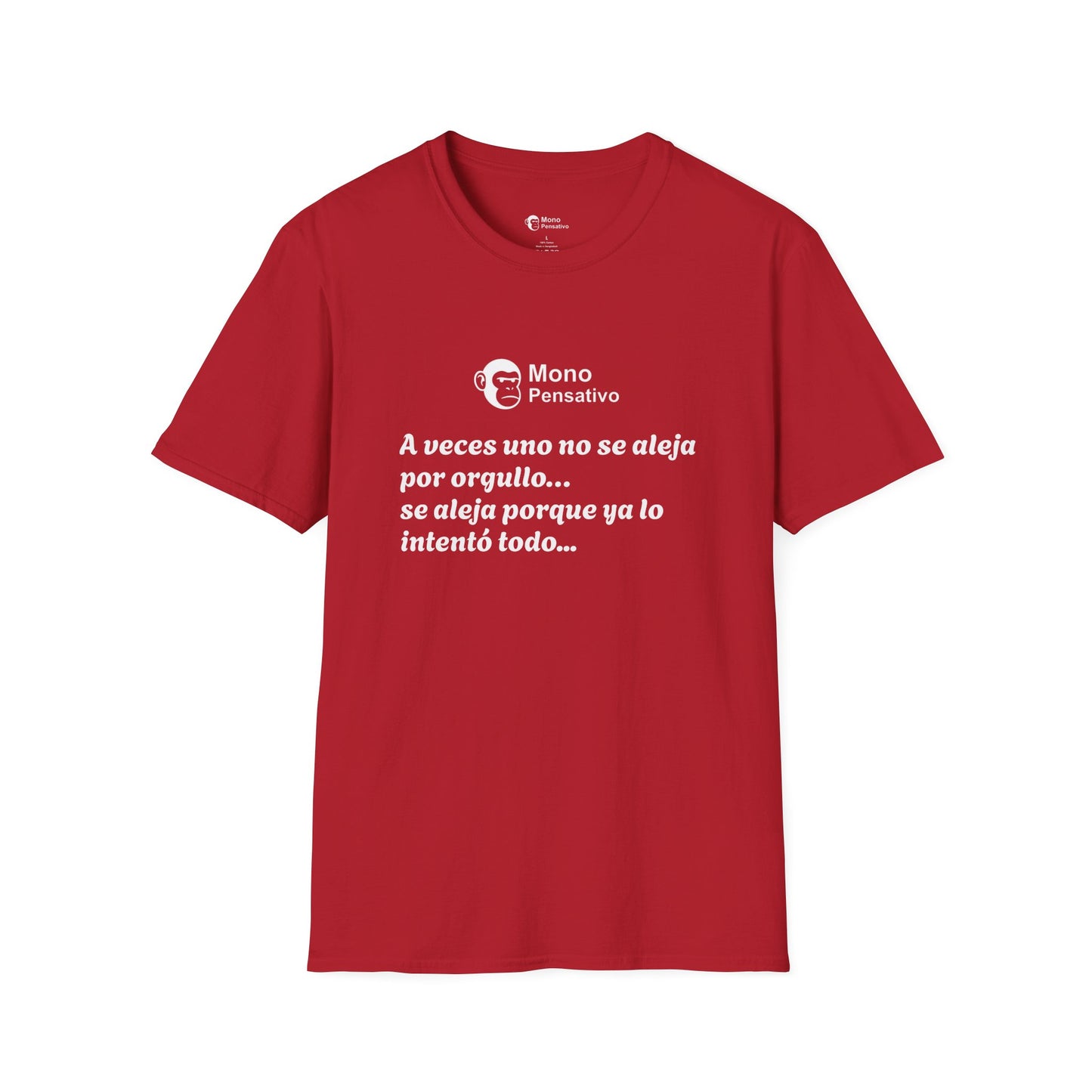 “Reflexión Urbana” – Camiseta Inspiradora - Mono Pensativo Shirt