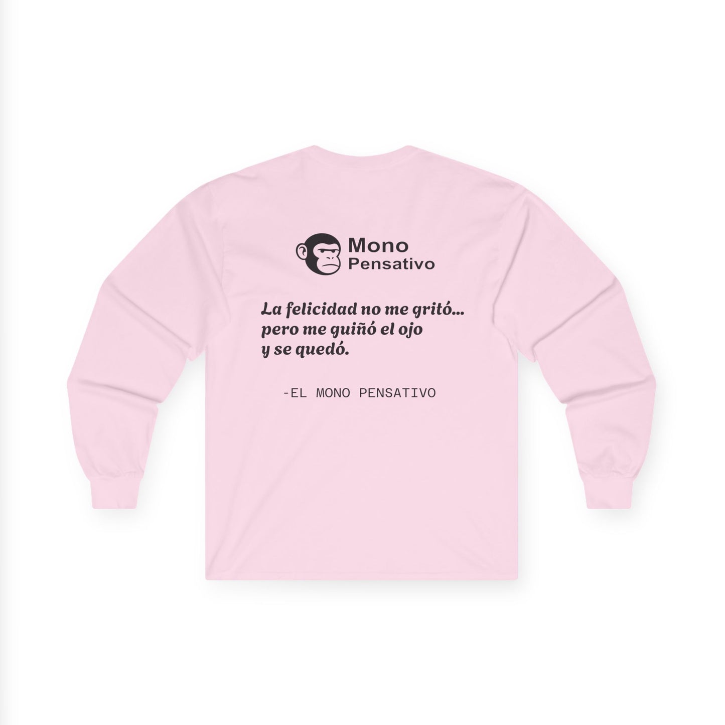 👕“Lo Que Callas, Se Nota – Edición Manga Larga” – Tee Unisex del Mono Pensativo