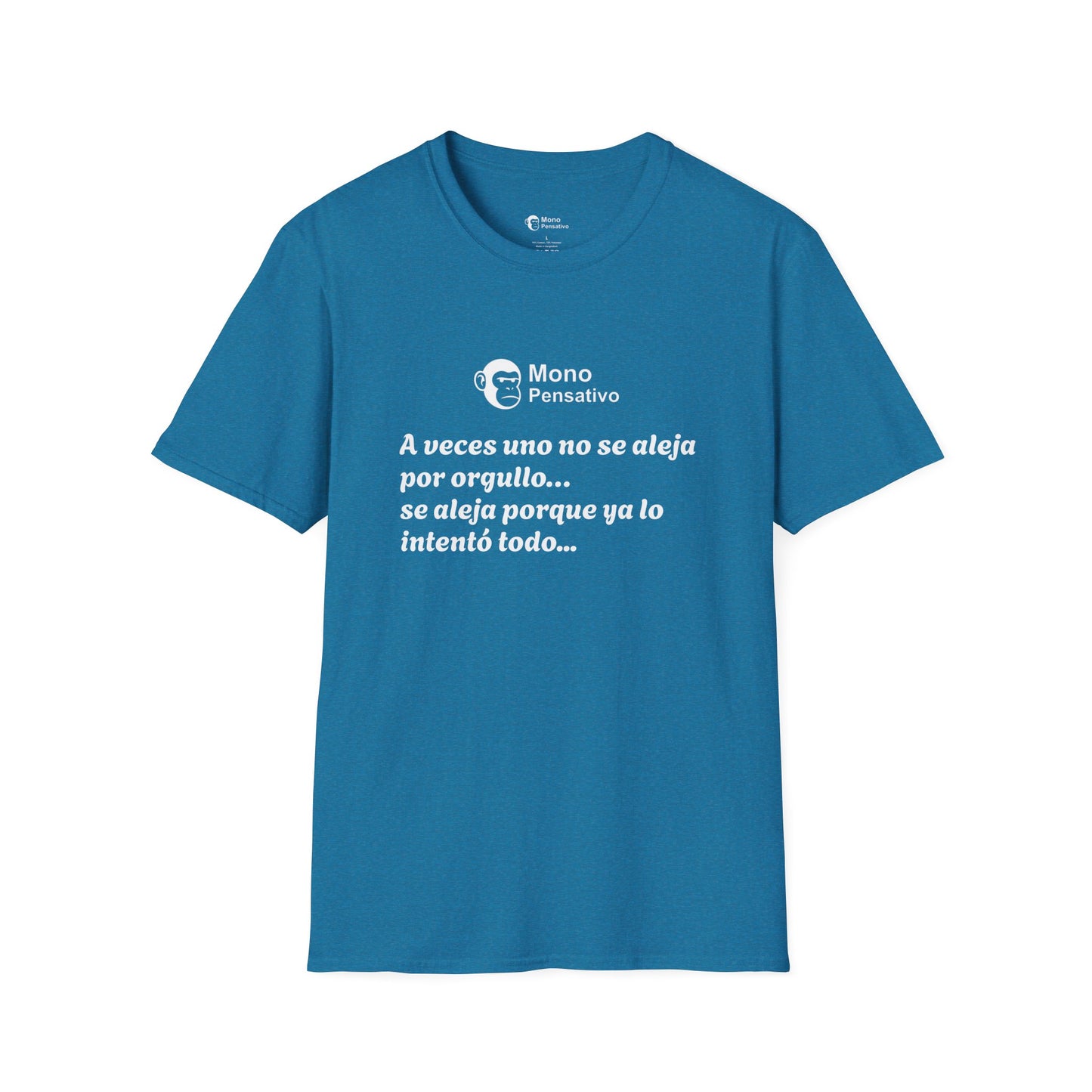 “Reflexión Urbana” – Camiseta Inspiradora - Mono Pensativo Shirt