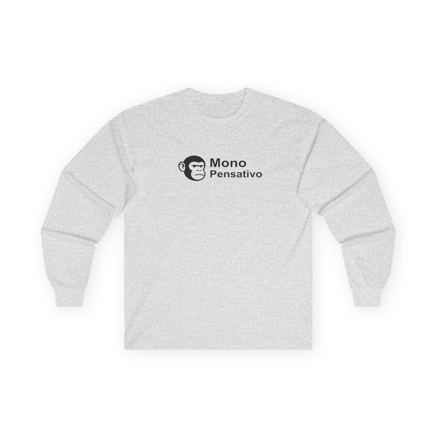 👕“Lo Que Callas, Se Nota – Edición Manga Larga” – Tee Unisex del Mono Pensativo