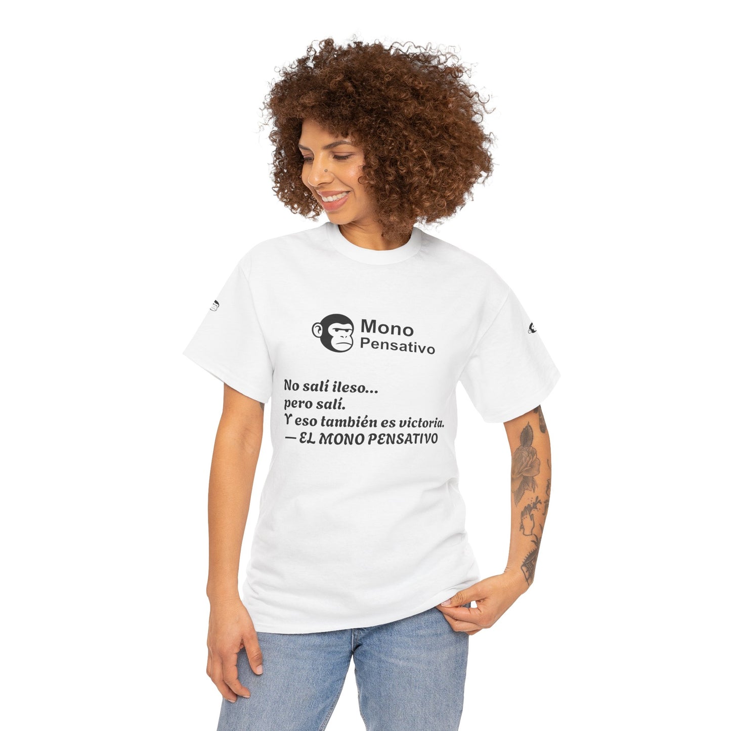 🐒Tee Motivacional Unisex | Ropa con Mensaje y Estilo – Ropa con Sentido –El Mono Pensativo