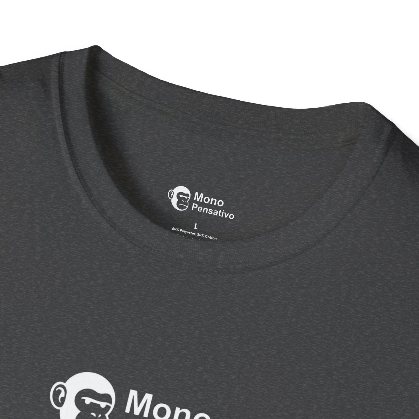 “Reflexión Urbana” – Camiseta Inspiradora - Mono Pensativo Shirt
