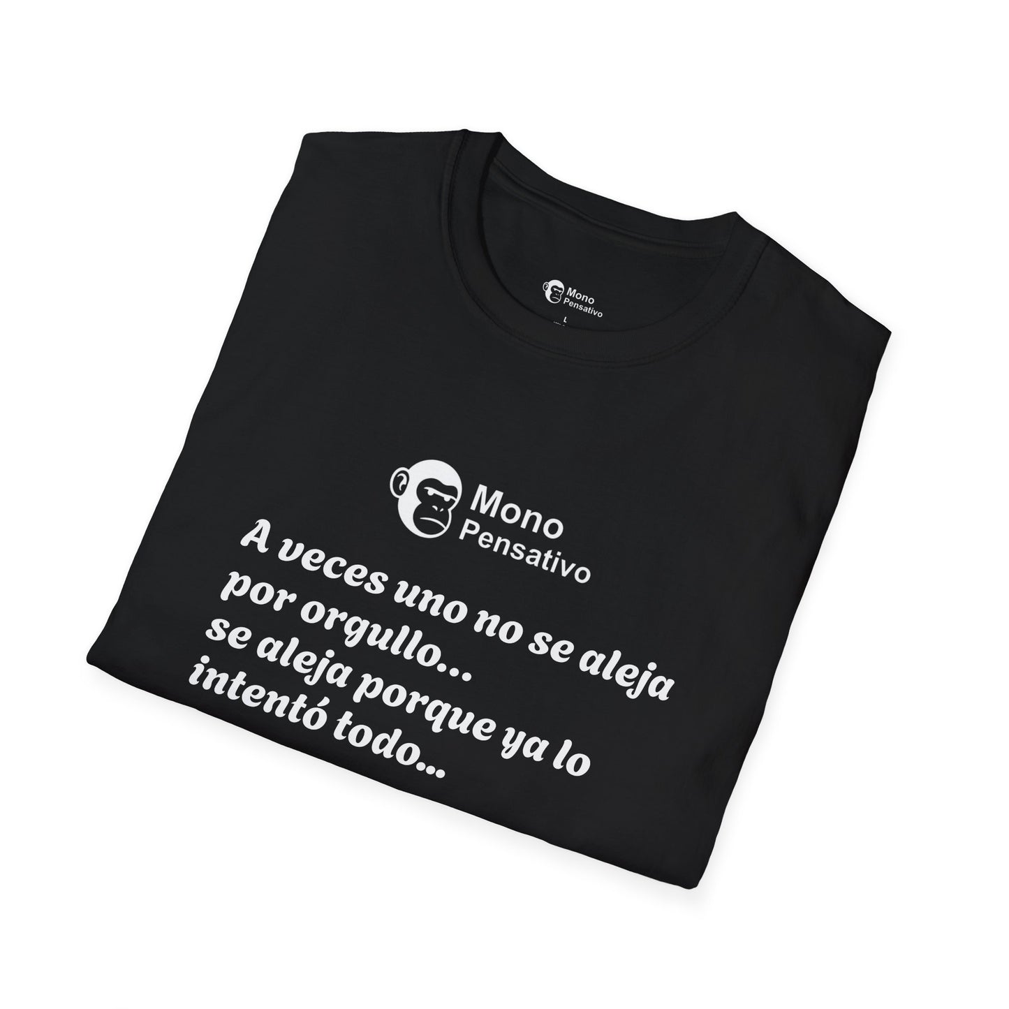 “Reflexión Urbana” – Camiseta Inspiradora - Mono Pensativo Shirt