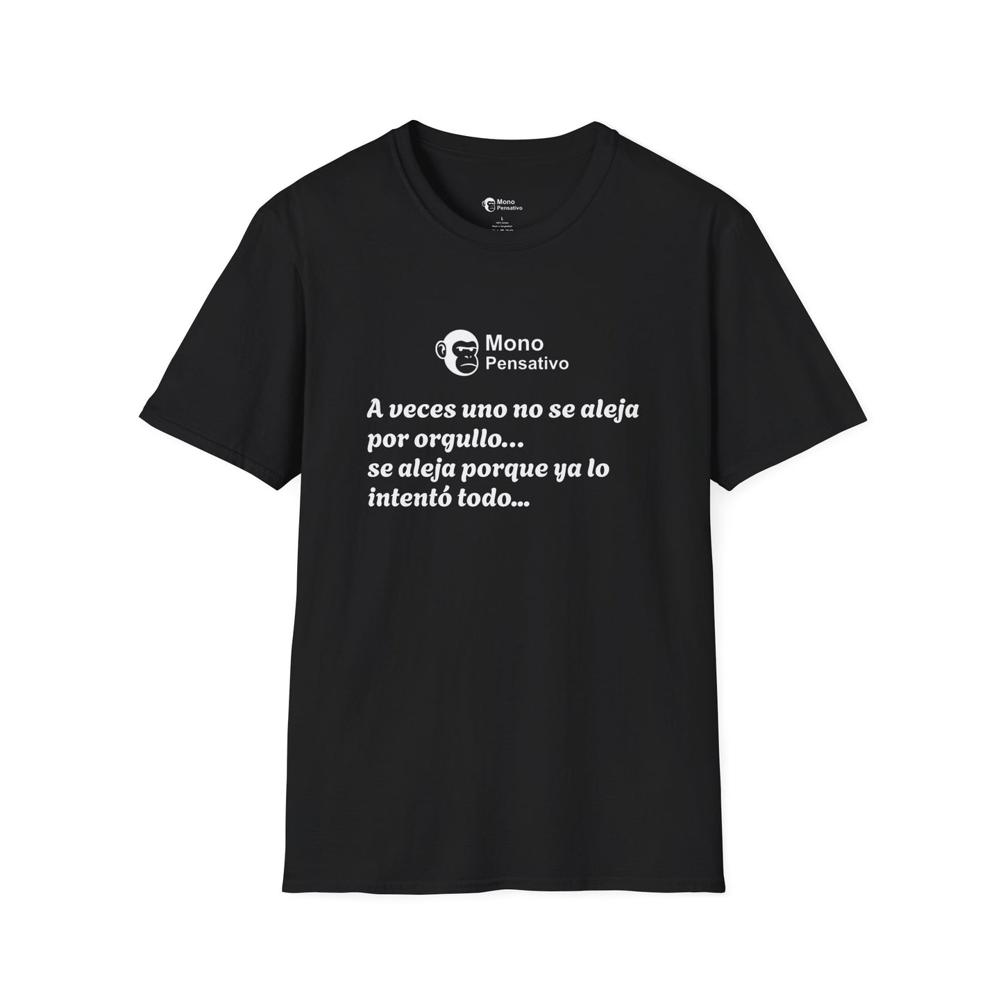 “Reflexión Urbana” – Camiseta Inspiradora - Mono Pensativo Shirt