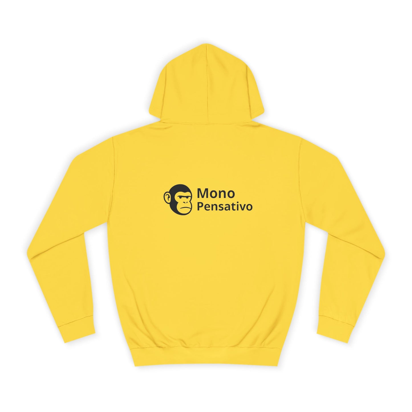 🧥 Hoodie “Modo Pensativo” – Edición Logo - Mono Pensativo