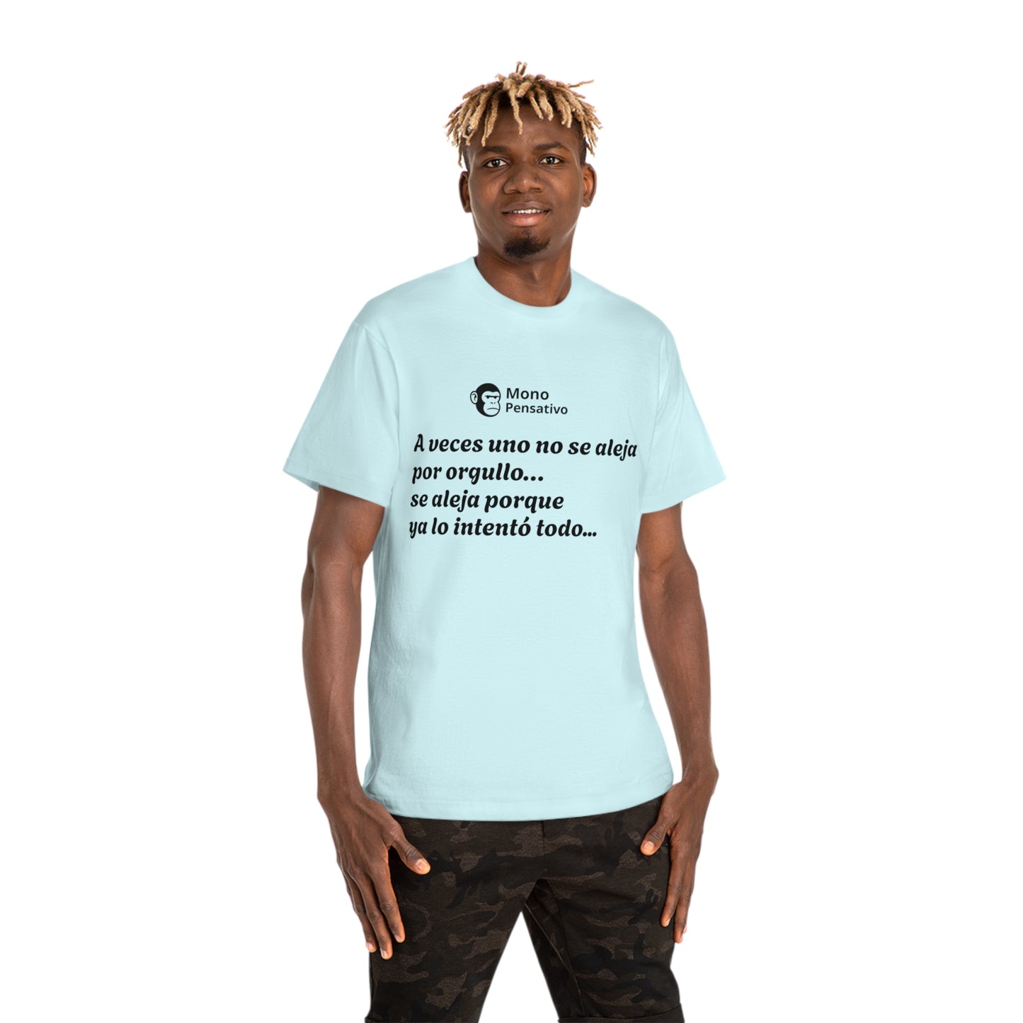Estilo con Mensaje – Edición Hammer™ T-shirt - Mono Pensativo Design