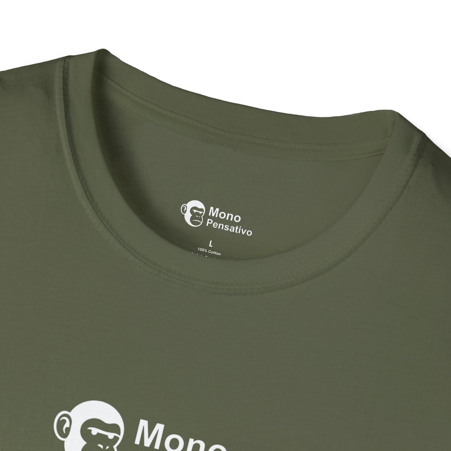 “Reflexión Urbana” – Camiseta Inspiradora - Mono Pensativo Shirt