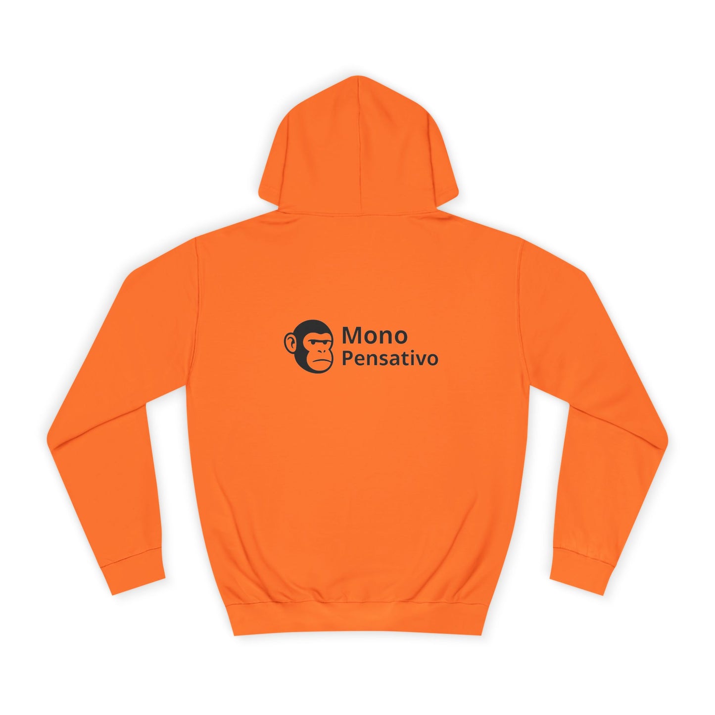 🧥 Hoodie “Modo Pensativo” – Edición Logo - Mono Pensativo