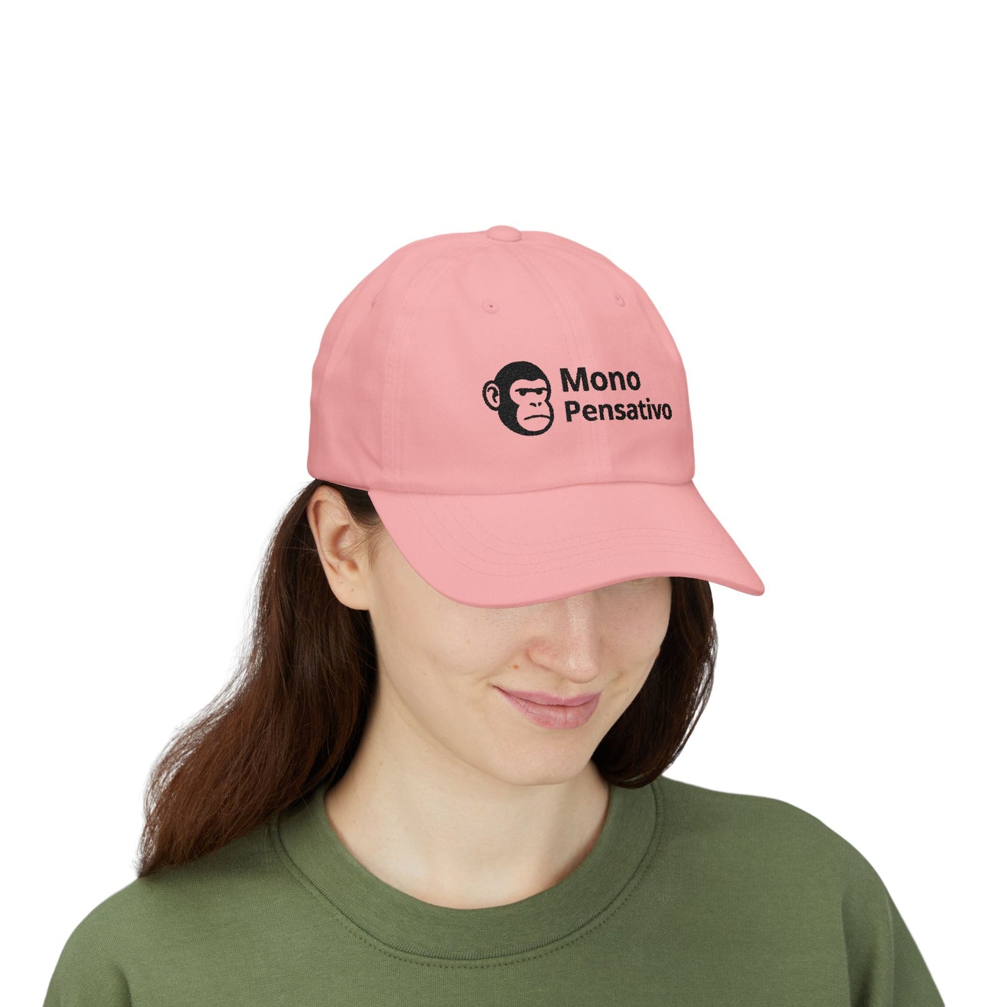 Pensativo Bordado Cap - Mono Pensativo Adjustable Hat
