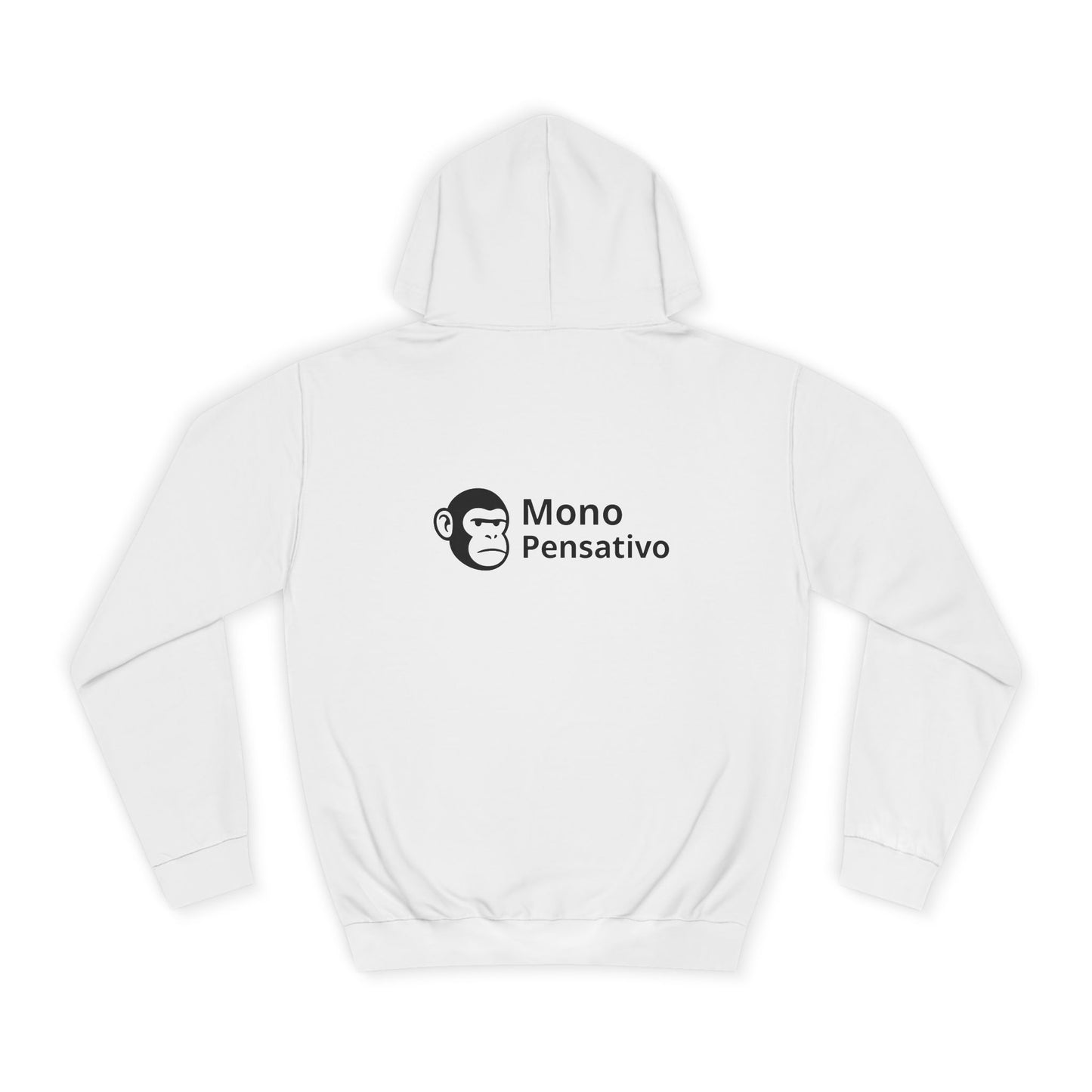 🧥 Hoodie “Modo Pensativo” – Edición Logo - Mono Pensativo