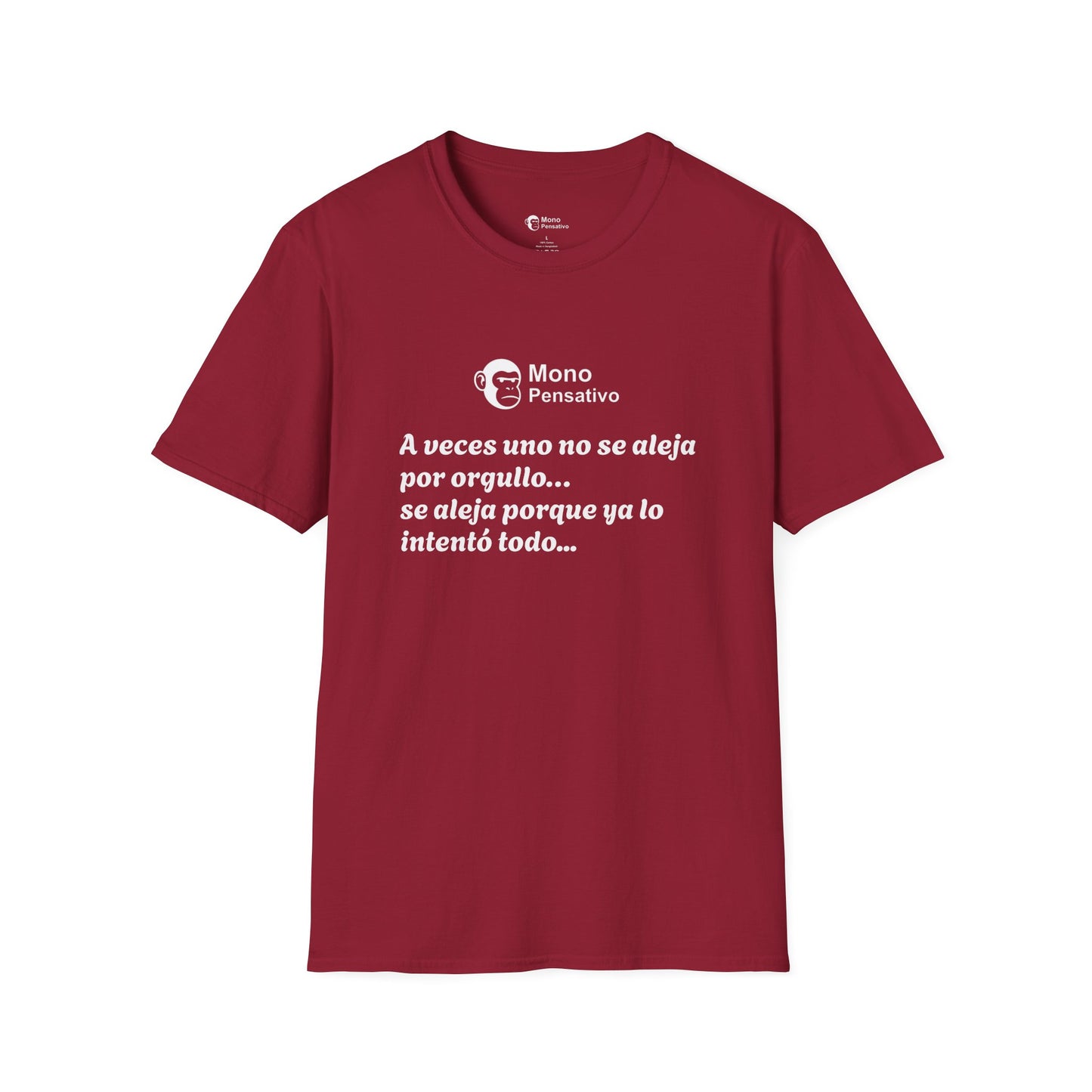 “Reflexión Urbana” – Camiseta Inspiradora - Mono Pensativo Shirt