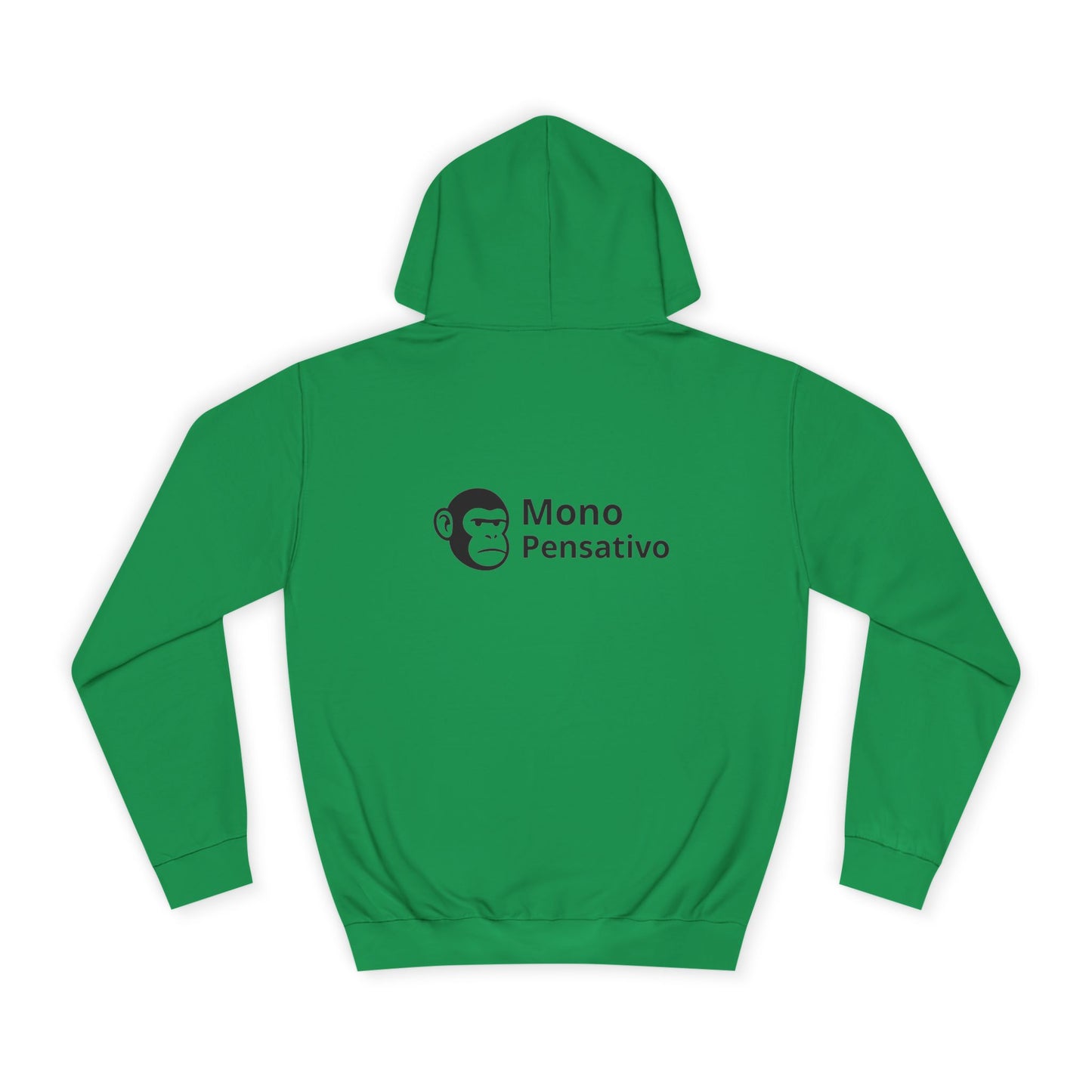🧥 Hoodie “Modo Pensativo” – Edición Logo - Mono Pensativo