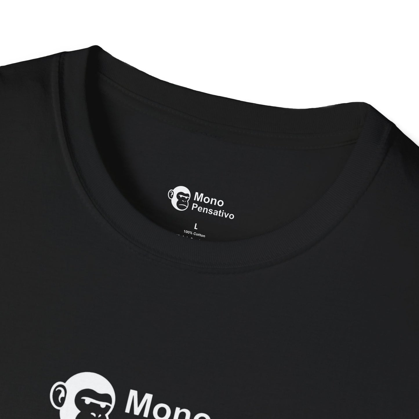 “Reflexión Urbana” – Camiseta Inspiradora - Mono Pensativo Shirt