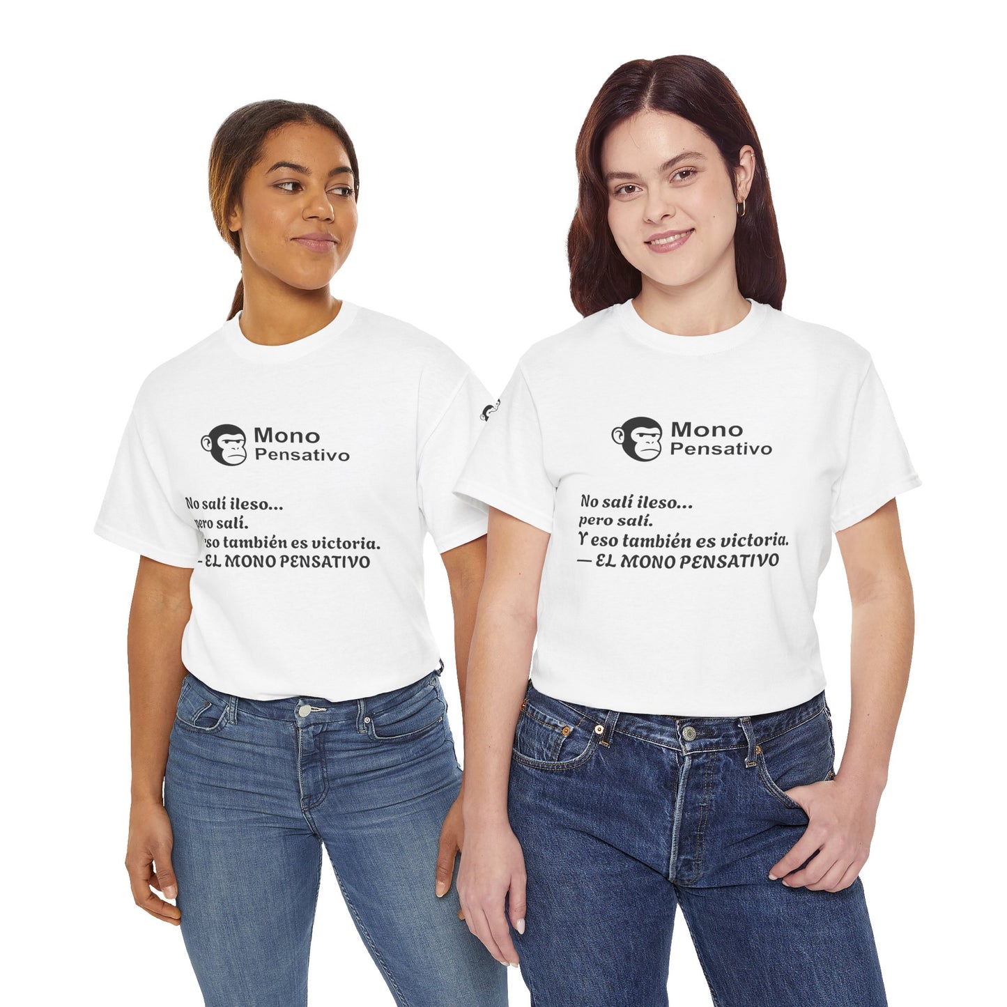 🐒Tee Motivacional Unisex | Ropa con Mensaje y Estilo – Ropa con Sentido –El Mono Pensativo