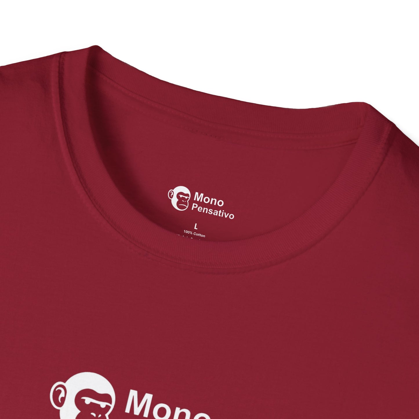 “Reflexión Urbana” – Camiseta Inspiradora - Mono Pensativo Shirt