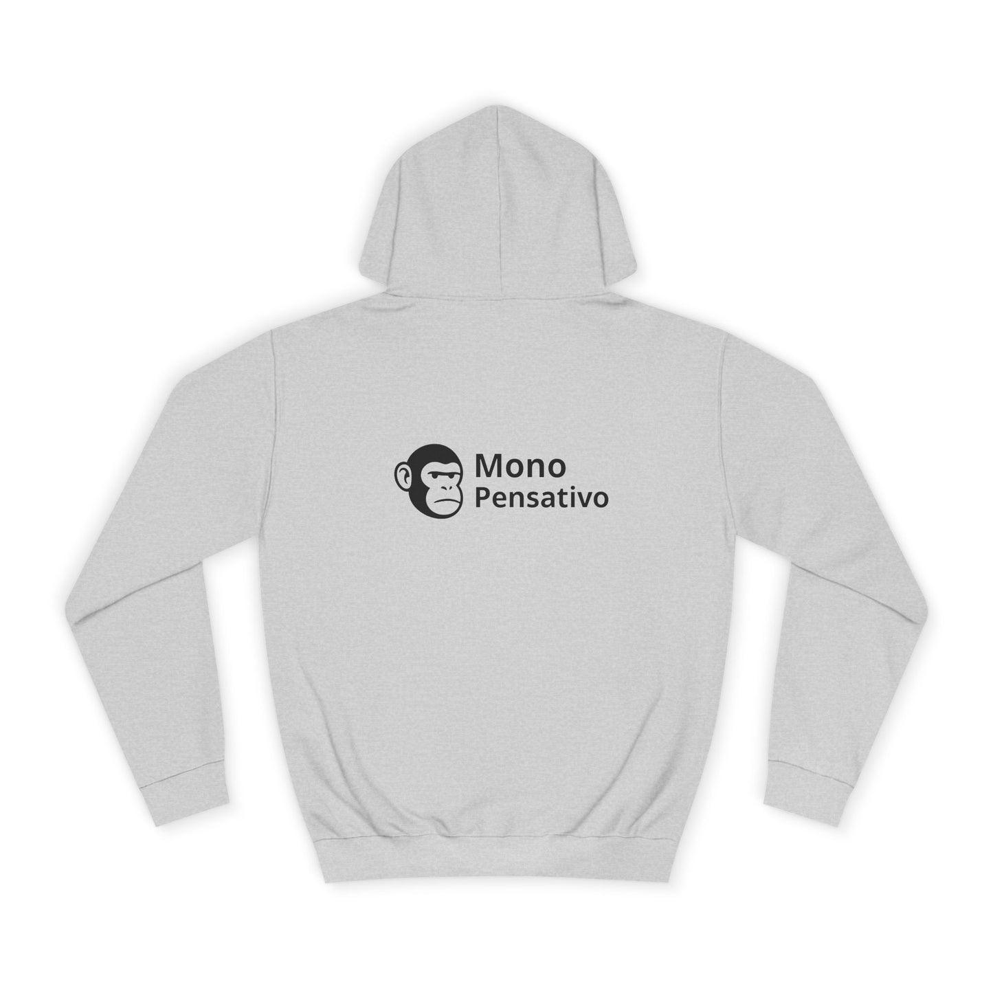 🧥 Hoodie “Modo Pensativo” – Edición Logo - Mono Pensativo
