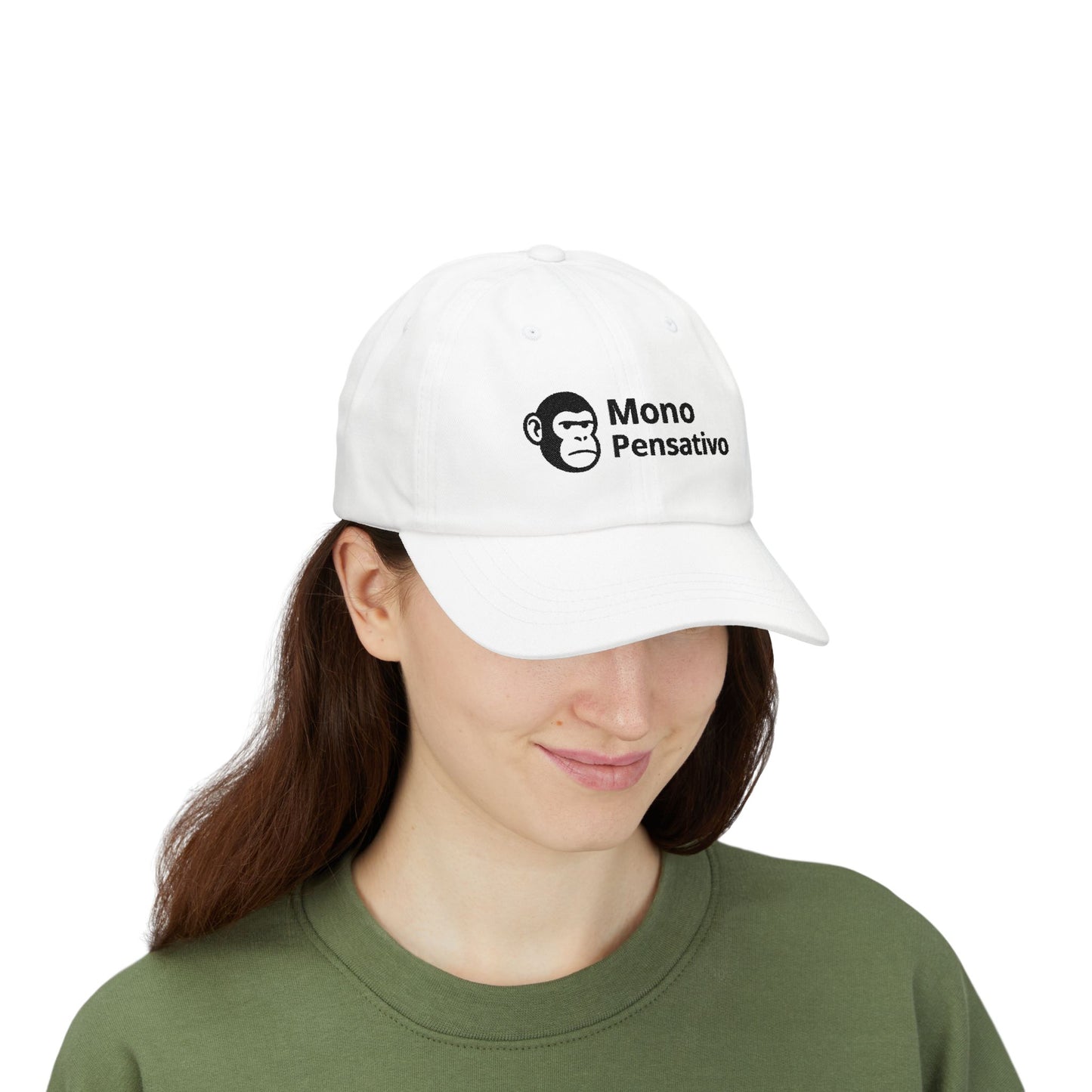 Pensativo Bordado Cap - Mono Pensativo Adjustable Hat