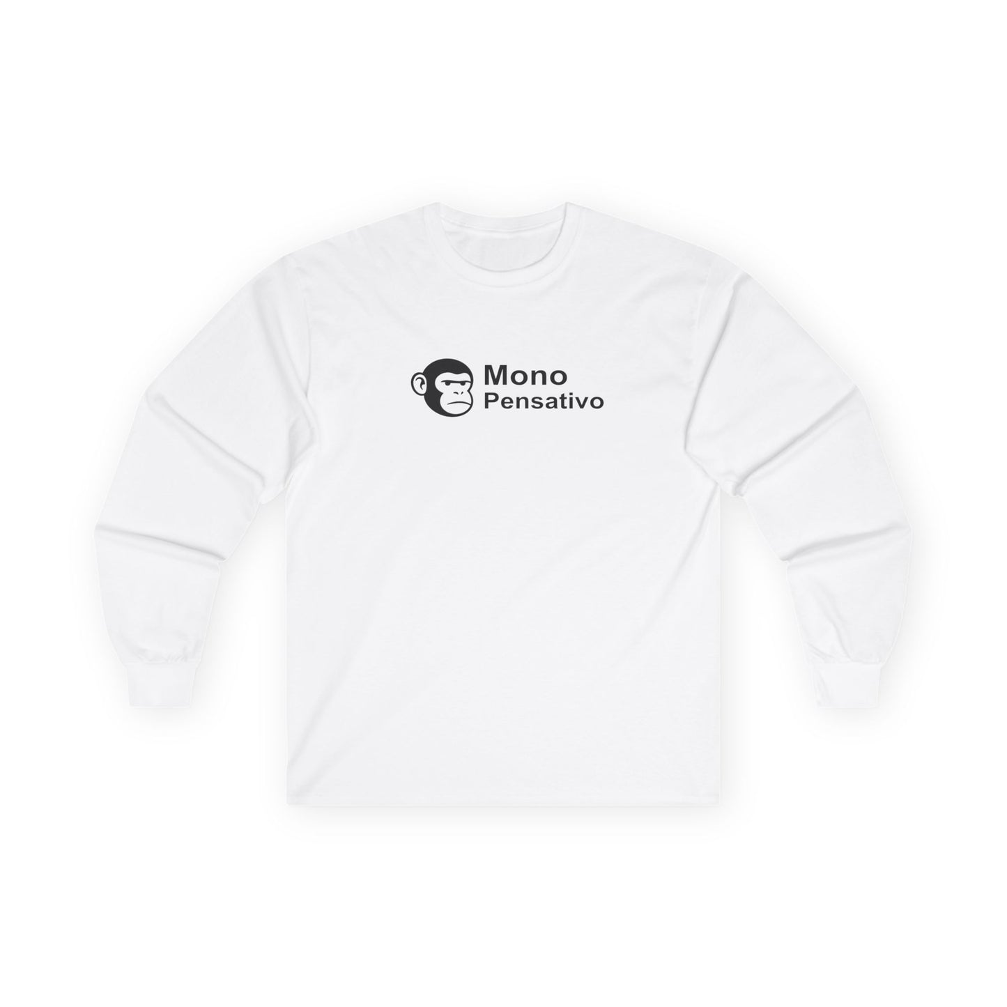 👕“Lo Que Callas, Se Nota – Edición Manga Larga” – Tee Unisex del Mono Pensativo