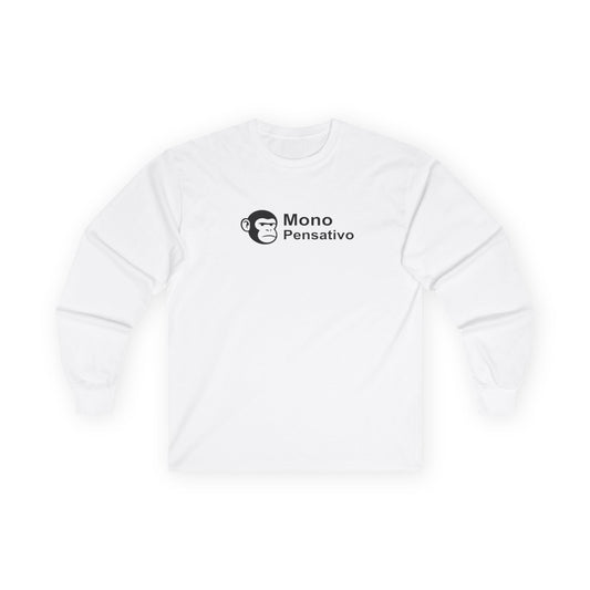 👕“Lo Que Callas, Se Nota – Edición Manga Larga” – Tee Unisex del Mono Pensativo