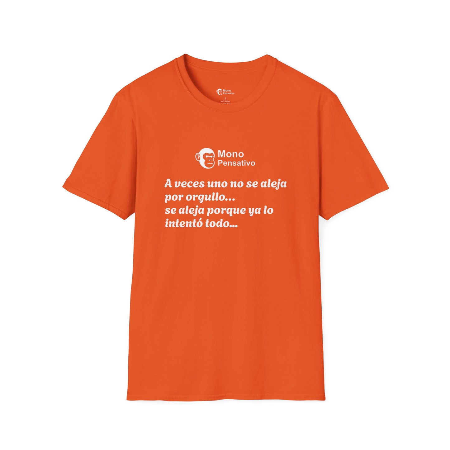 “Reflexión Urbana” – Camiseta Inspiradora - Mono Pensativo Shirt