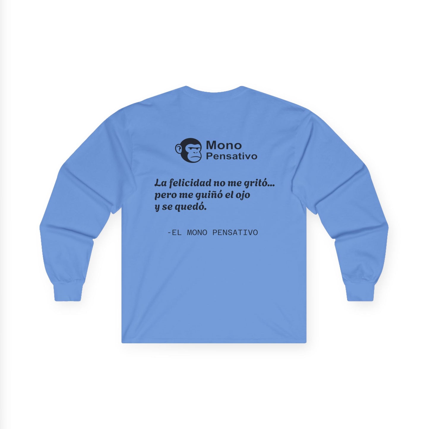 👕“Lo Que Callas, Se Nota – Edición Manga Larga” – Tee Unisex del Mono Pensativo