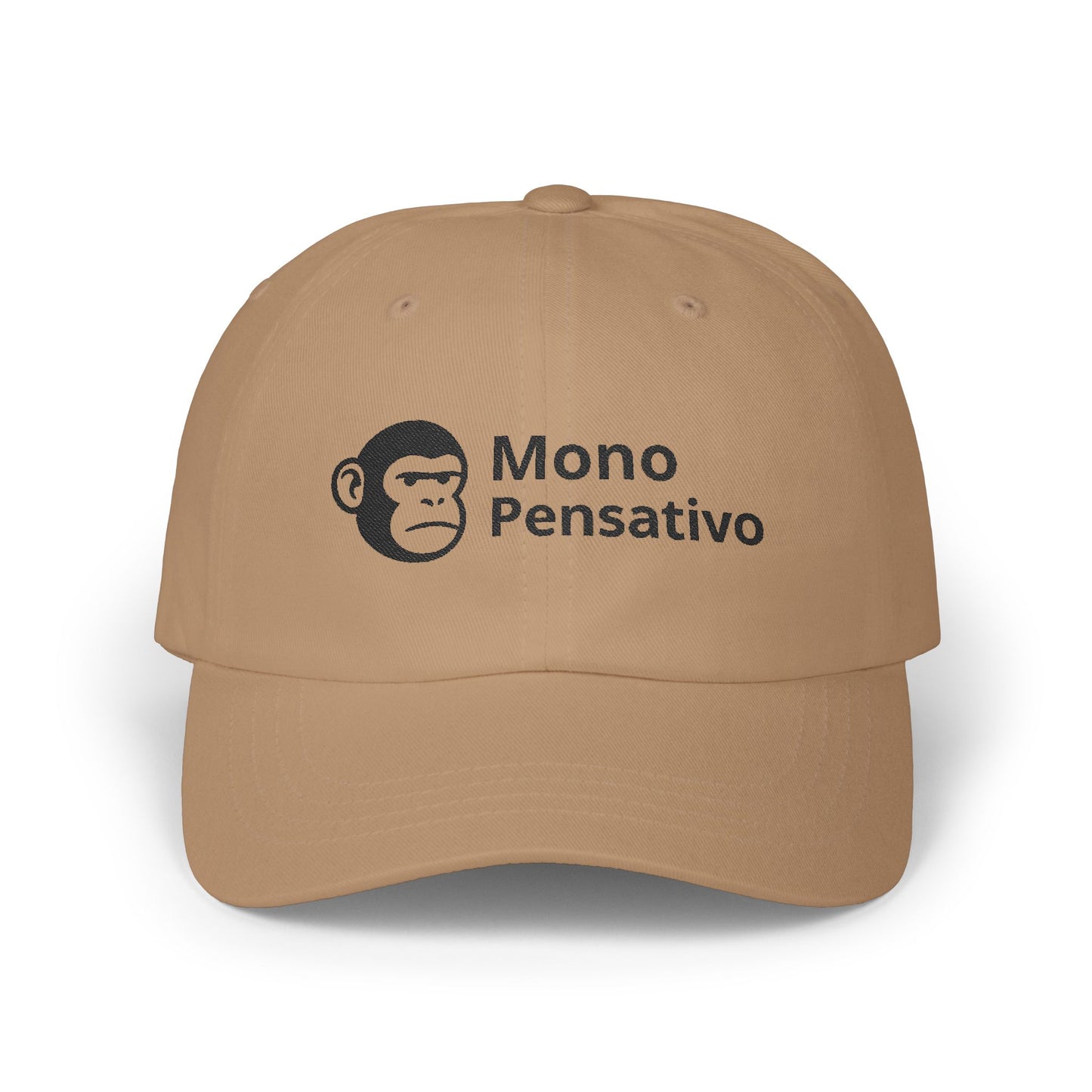 Pensativo Bordado Cap - Mono Pensativo Adjustable Hat