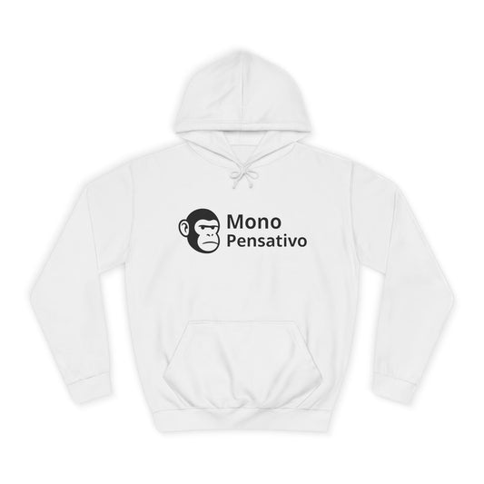 🧥 Hoodie “Modo Pensativo” – Edición Logo - Mono Pensativo