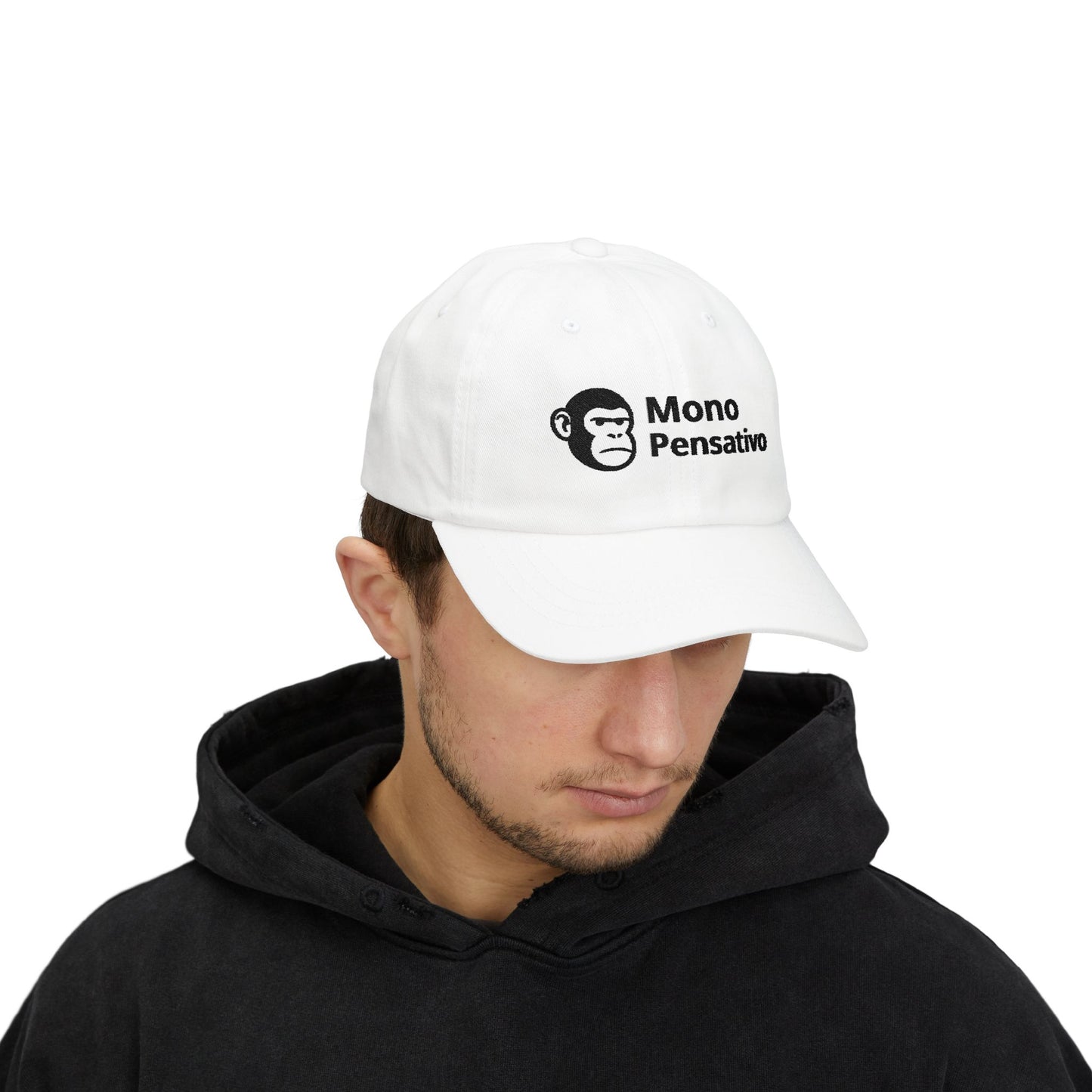 Pensativo Bordado Cap - Mono Pensativo Adjustable Hat