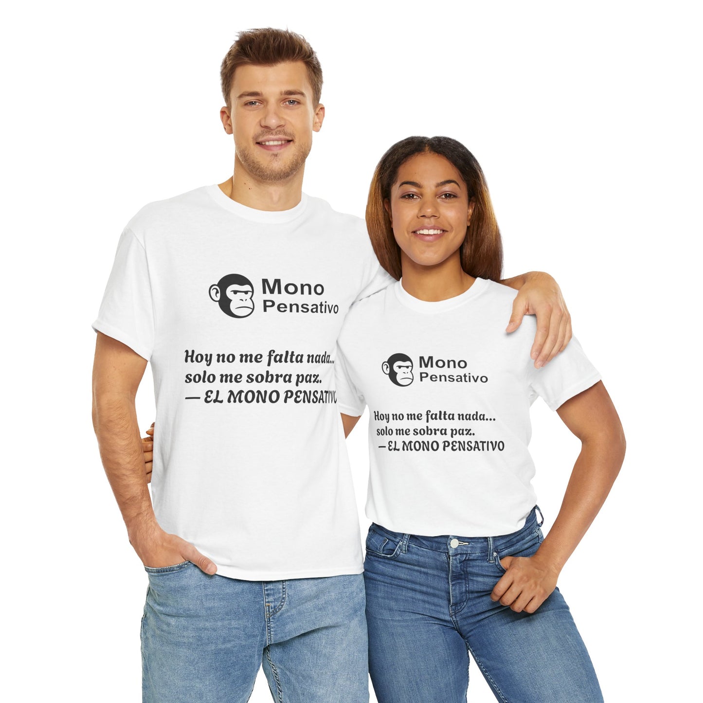 👕Camiseta unisex con estilo y conciencia | El Mono Pensativo