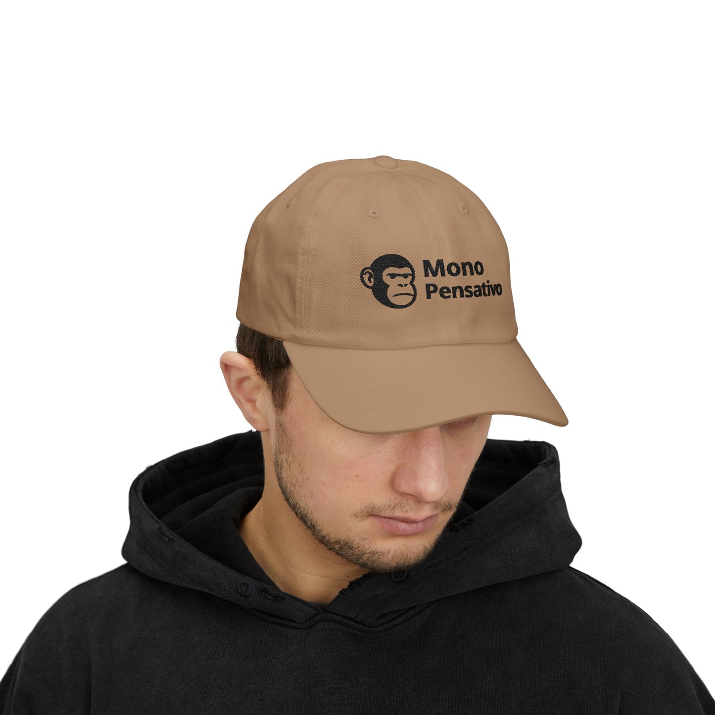 Pensativo Bordado Cap - Mono Pensativo Adjustable Hat