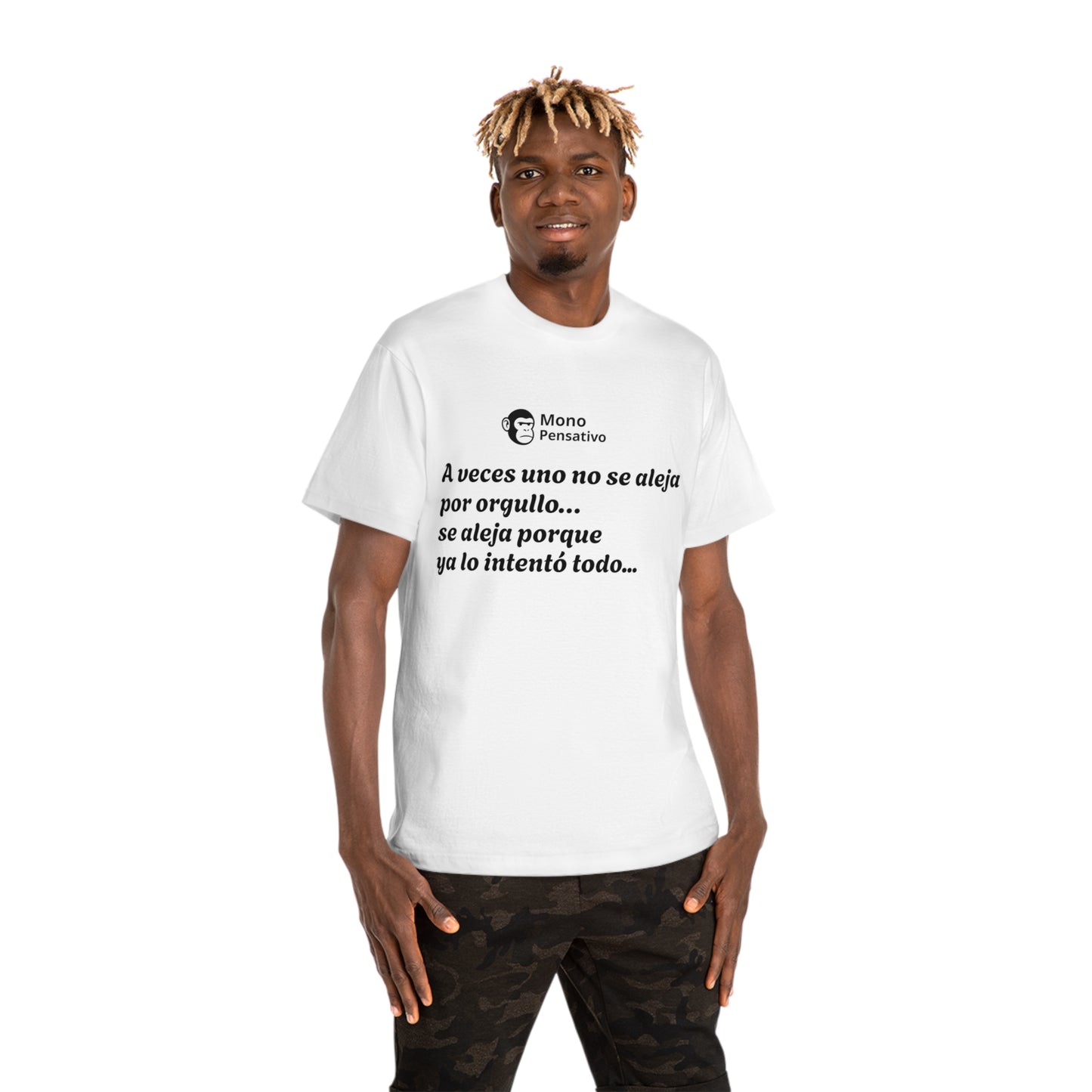 Estilo con Mensaje – Edición Hammer™ T-shirt - Mono Pensativo Design