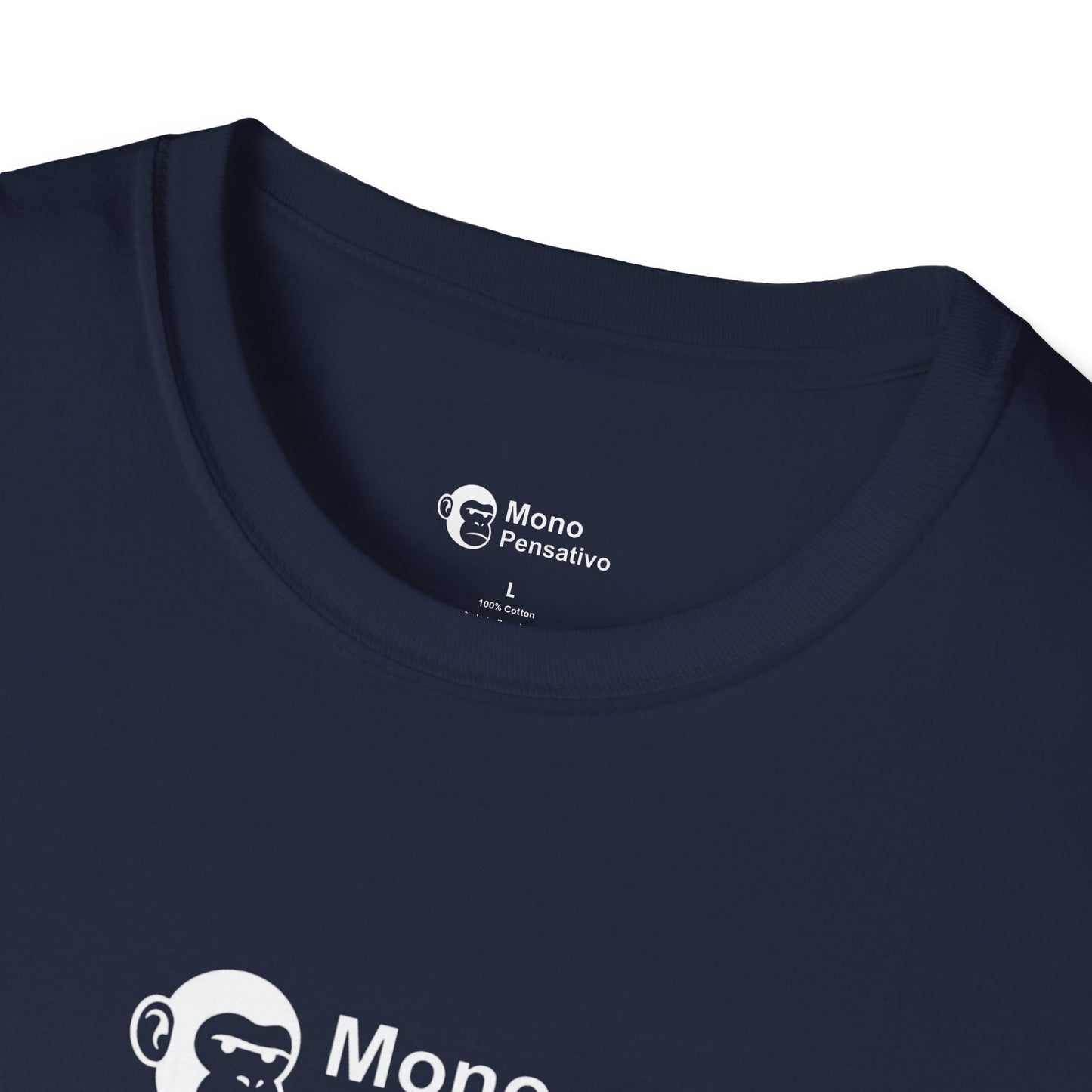 “Reflexión Urbana” – Camiseta Inspiradora - Mono Pensativo Shirt