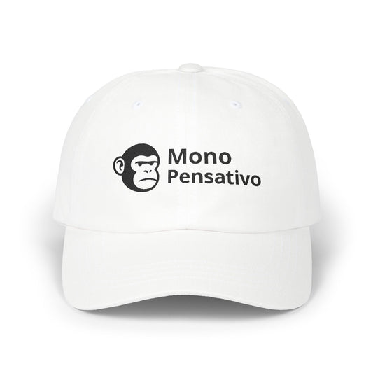 Pensativo Bordado Cap - Mono Pensativo Adjustable Hat