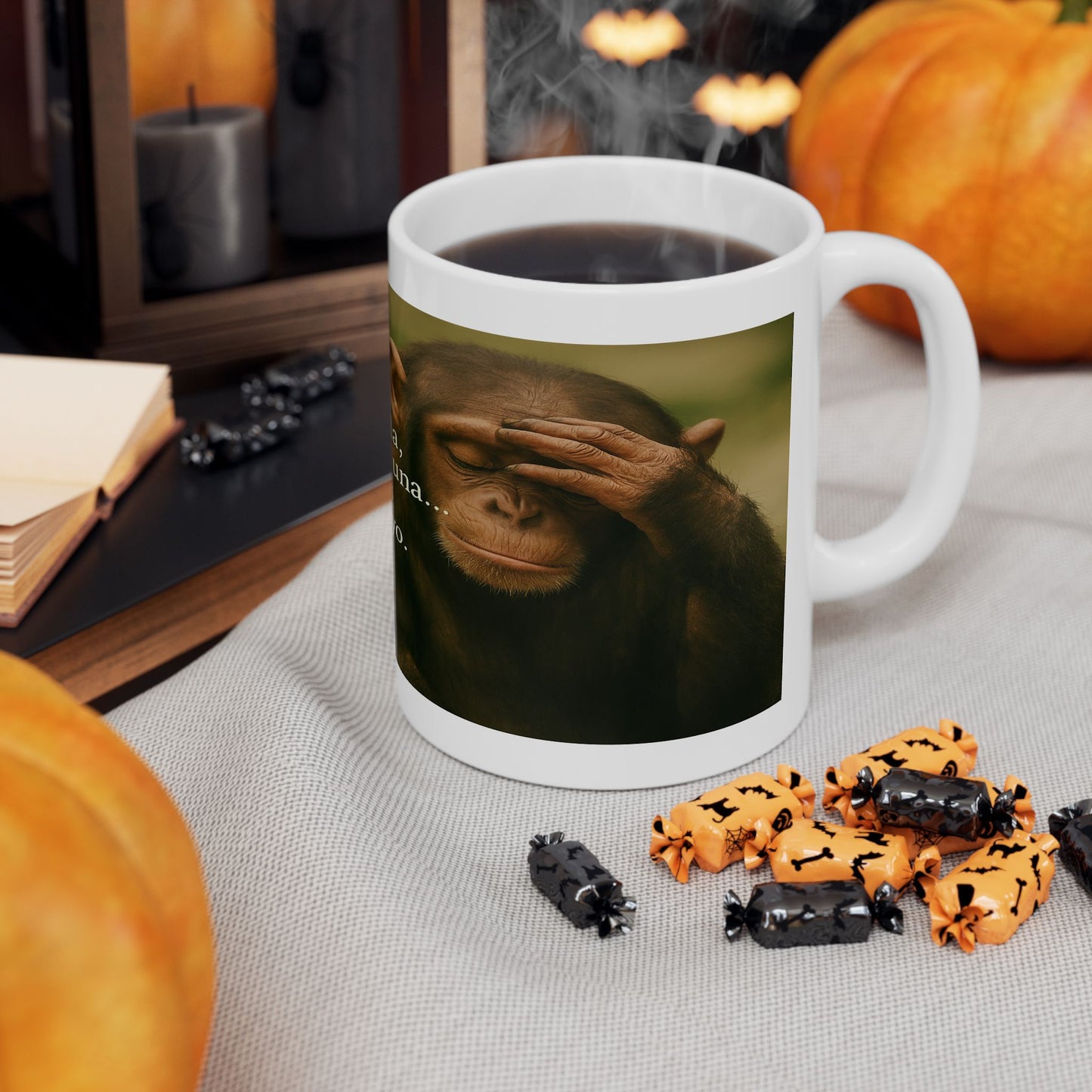 "Taza de los que ya entendieron"- 11oz Taza Del Mono Pensativo