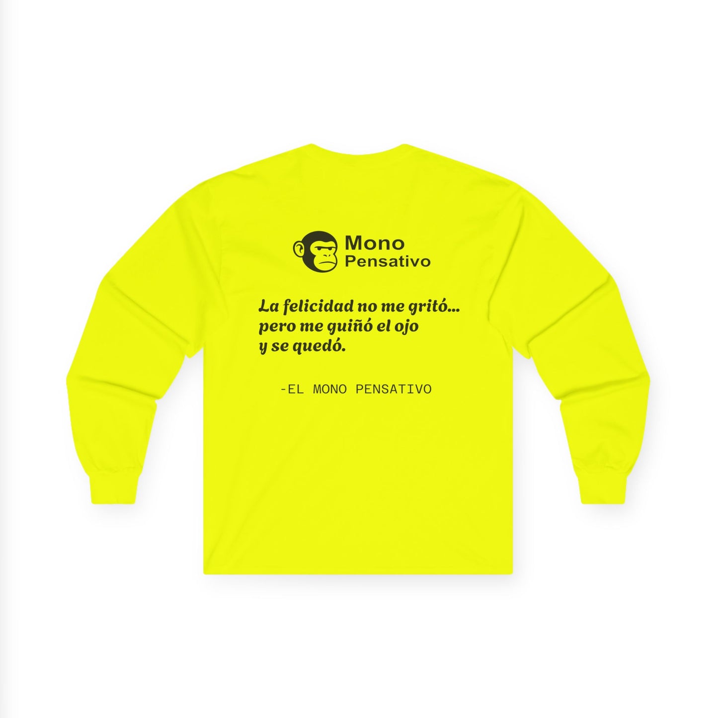 👕“Lo Que Callas, Se Nota – Edición Manga Larga” – Tee Unisex del Mono Pensativo