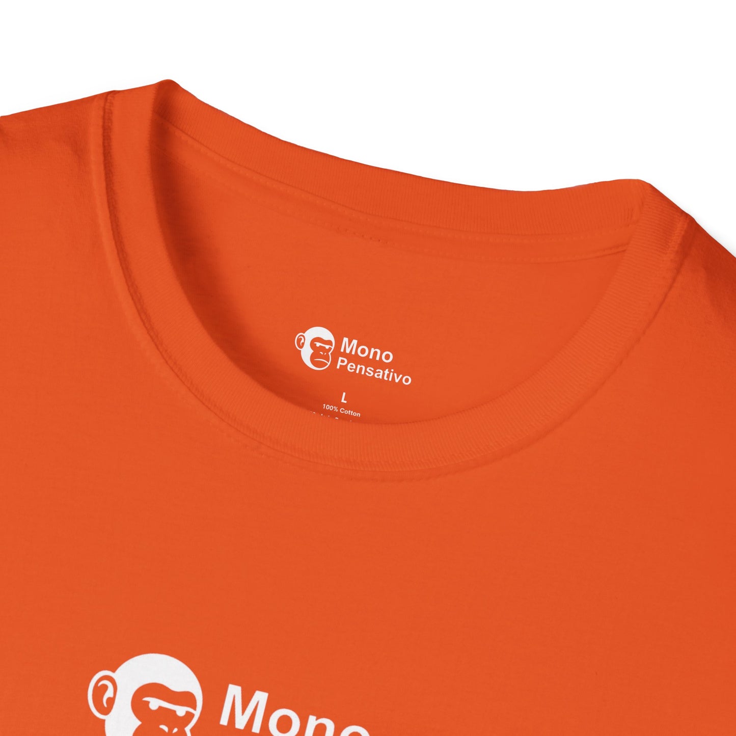 “Reflexión Urbana” – Camiseta Inspiradora - Mono Pensativo Shirt