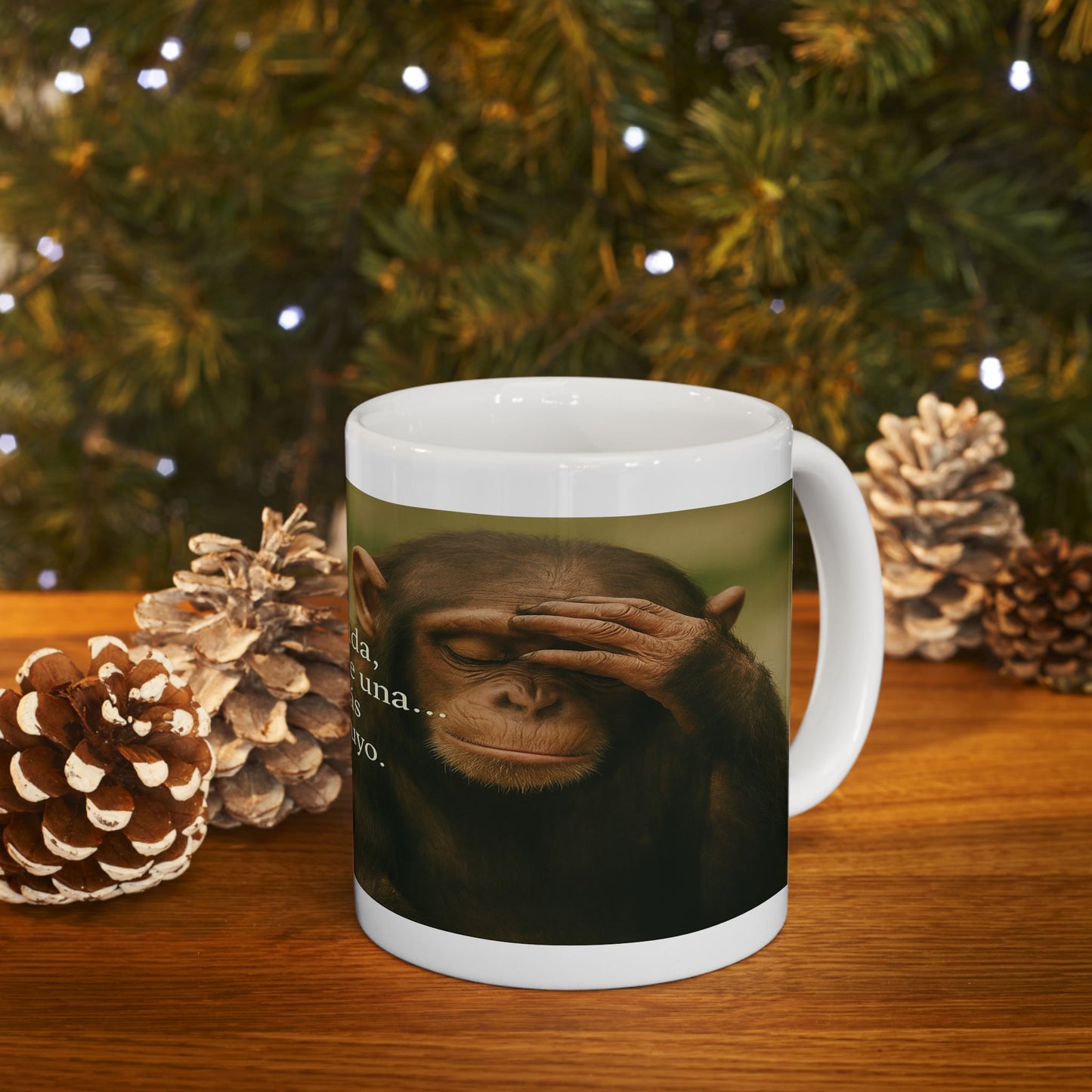"Taza de los que ya entendieron"- 11oz Taza Del Mono Pensativo