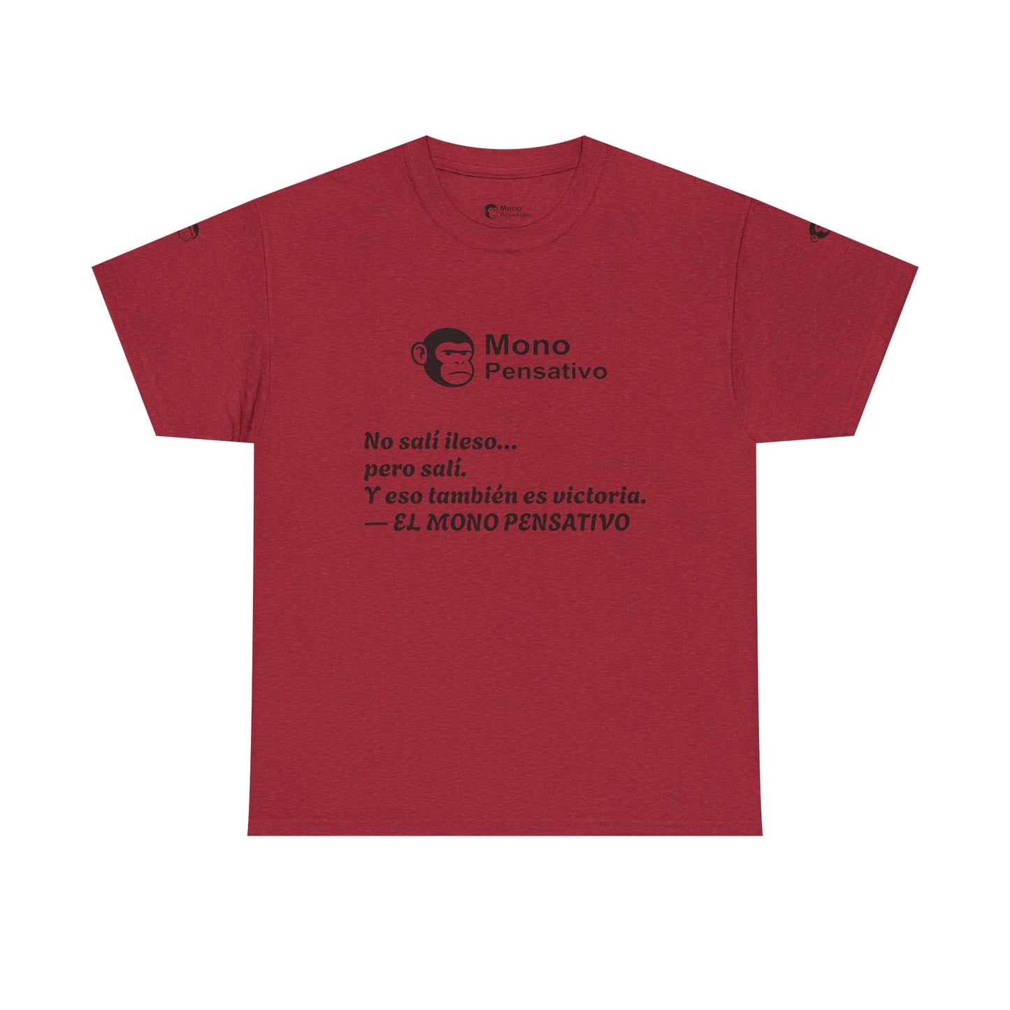 🐒Tee Motivacional Unisex | Ropa con Mensaje y Estilo – Ropa con Sentido –El Mono Pensativo