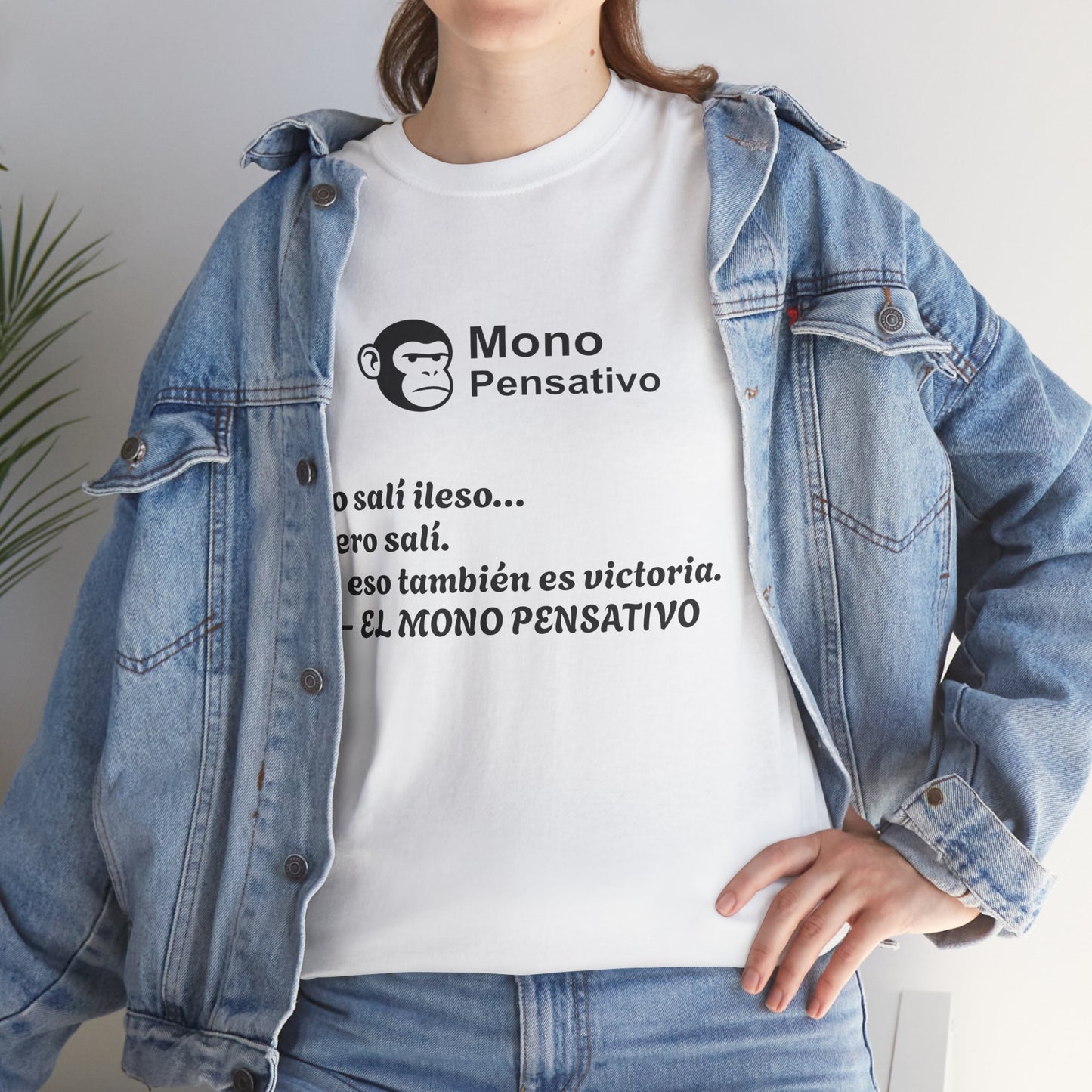 🐒Tee Motivacional Unisex | Ropa con Mensaje y Estilo – Ropa con Sentido –El Mono Pensativo