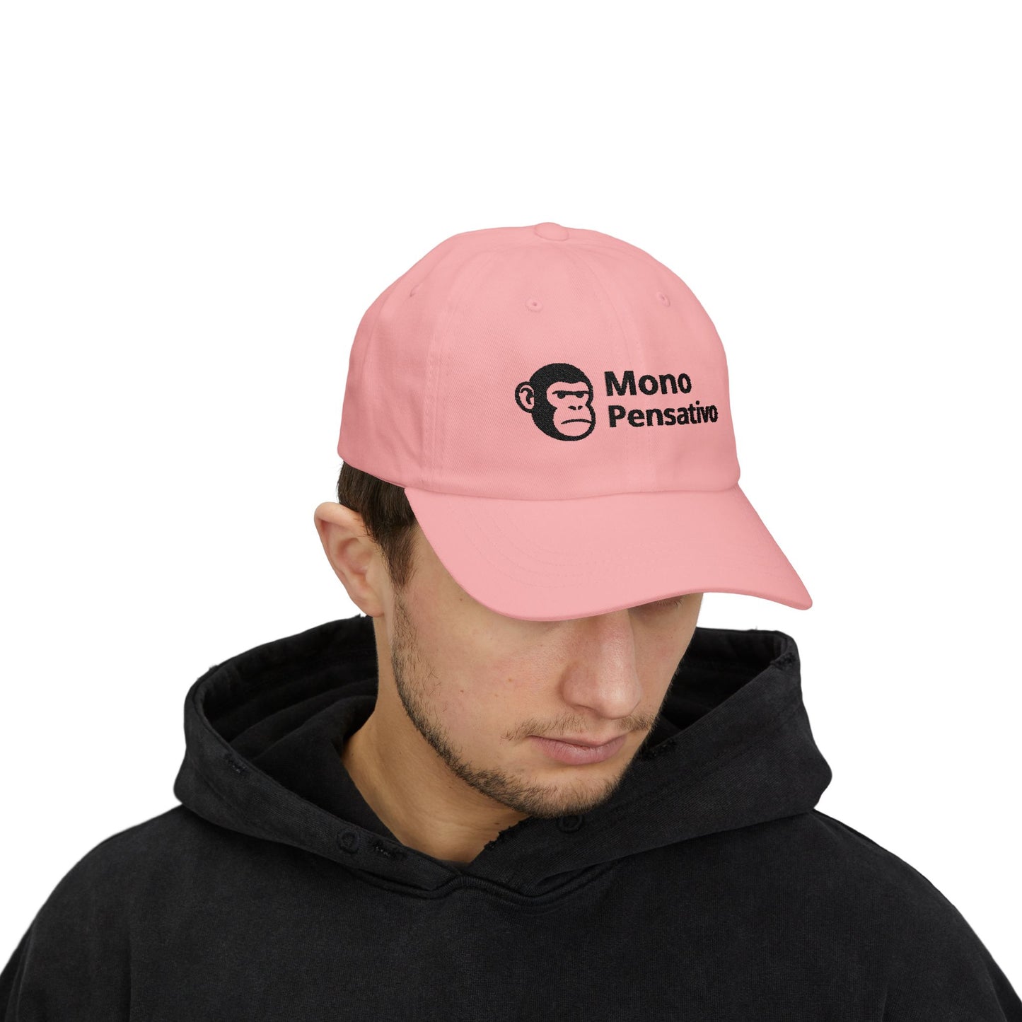 Pensativo Bordado Cap - Mono Pensativo Adjustable Hat
