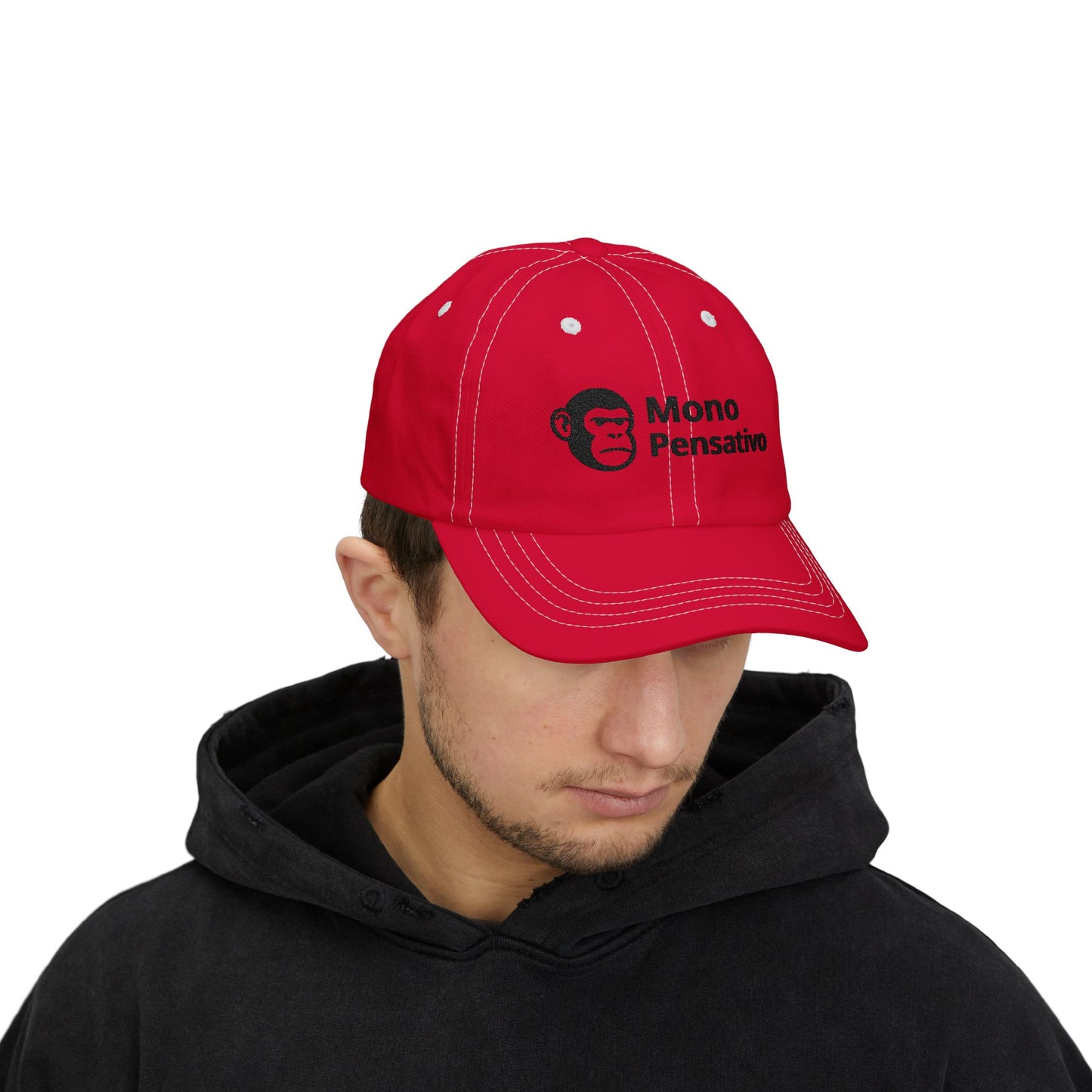 Pensativo Bordado Cap - Mono Pensativo Adjustable Hat